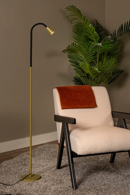 Lucide JASPER - Stehlampe Mit Leselampe - 1xGU10 - Grün | Essential - Atmosphäre 1